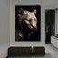 Black Gold Eagle Lion Canvas Painting Metal Poster Wall Art Nordic Deer Tiger Wolf Swan Aesthetic Picture for Living Room Decor