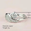 New Fashion Angel Wings Inlaid Zircon Women's Ring Electroplating Silver Color Glossy Rhinestone Creative Ladies Jewelry Jewelry