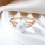 SYOUJYO Luxury Big Pearl Natural Zircon Ring For Women 585 Rose Gold Color Fine Jewelry Gift Original Design