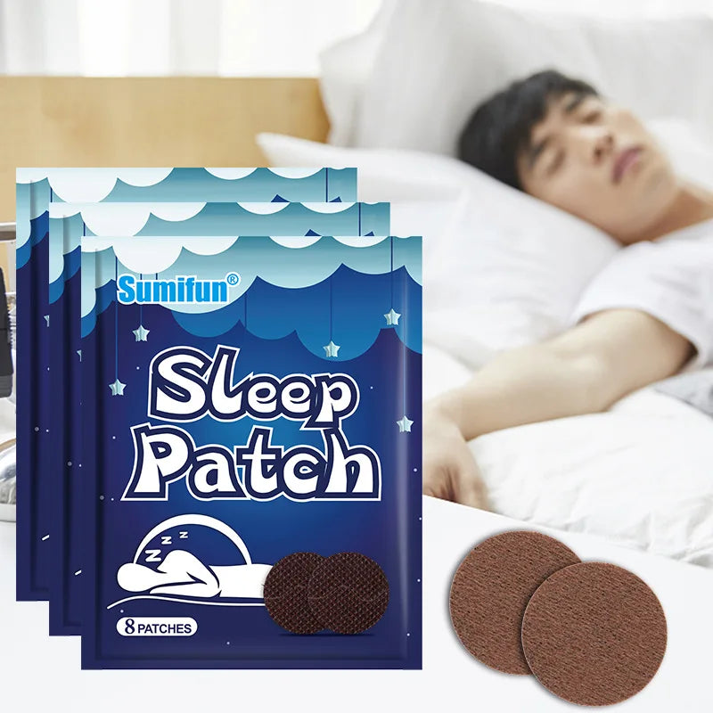 8/16/32pcs Sleep Patch Improve Insomnia Relieve Anxiety Decompression Headache Neurasthenia Soothing Sticker Body Relax Plaster