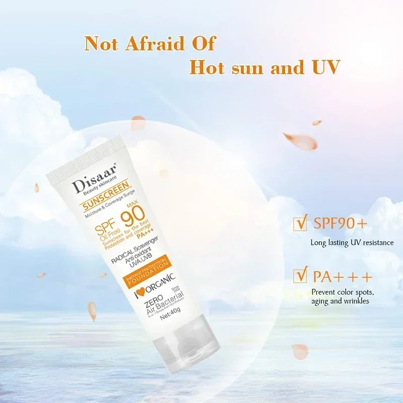 Facial Body Sunscreen Sun Cream Sunblock Oil Control Whitening Reduce Melanin Protective Anti Sun Protection Skin Care SPF90