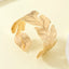 Retro Exaggerated Leaves Open Metal Bracelet For Women Party Holiday Gift Fashion Jewelry Accessories B042