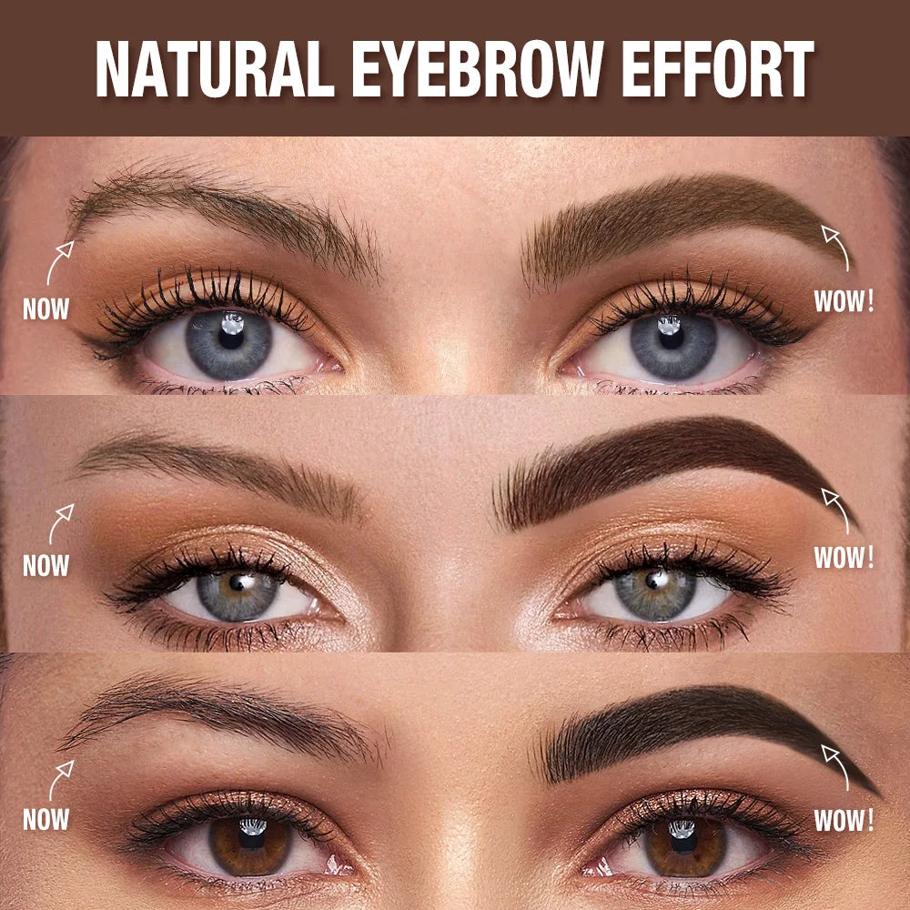 O.TWO.O Eyebrow Pomade Brow Styling Cream 2 IN 1 Waterproof Quick-drying Natural Wild Highly Tint for Brows Gel Wax Women Makeup