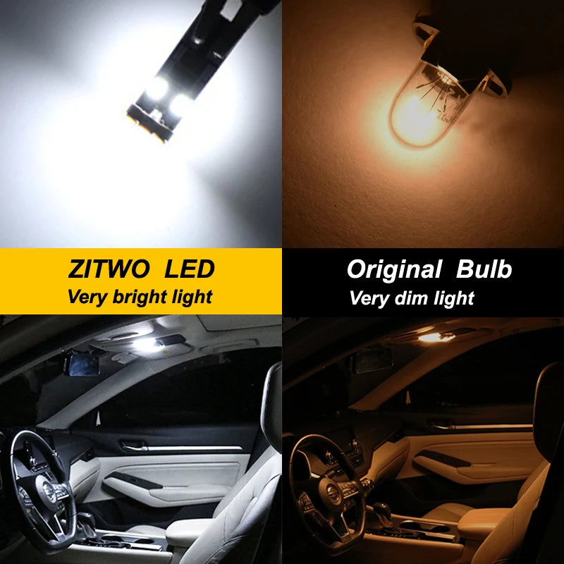 ZITWO LED Interior Dome Map Reading Trunk Light Bulb Kit For Toyota Corolla 2002- 2016 2018 2019 2020 2021 2022 2023 Accessories