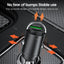 100W USB Car Charger Lighter Fast Charging for iPhone QC3.0 Mini PD USB Type C Car Phone Charger for Xiaomi Samsung Huawei