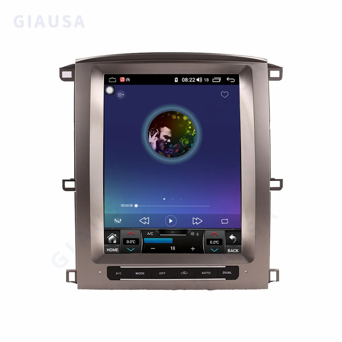 For Toyota Land Cruiser 100 LC100 For Lexus LX470 2002-2007 Android 12 Car Radio Player Car GPS Navigation Multimedia Head Unit