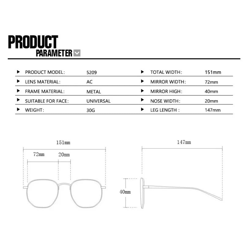 2023 women's hip hop square sunglasses men's designer retro shaddsos glasses UV protection UV400