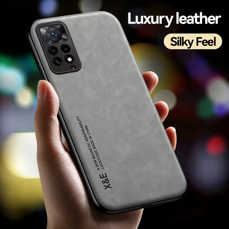 Redmi Note 12 Pro Plus 5G Case Silicone TPU Luxury Leather Cover For Redmi Note 11 12S 11S 10 10S 9S 9 Pro Max Phone Case