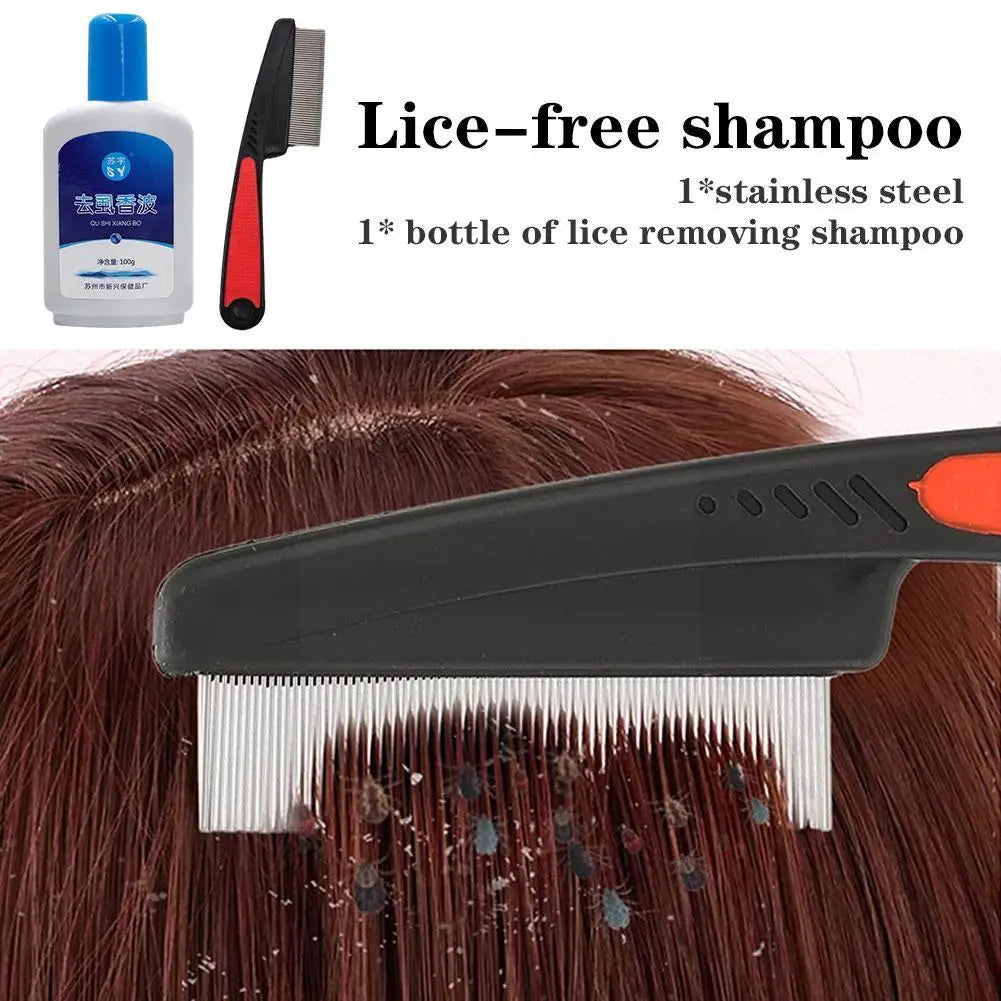 Lice Killing For Hair Head Lice Comb For Hair Lice Spray Preventative Removal For Lice Eggs Nits Promotes Lice-Free Hair K5R4