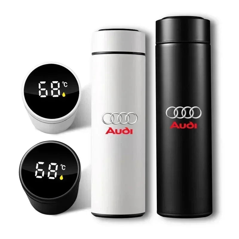 1pcs Car Cup Water Cup Creative Mass Simple Temperature Cup Car Accessories For Audi C6 C5 C7 A1 A3 A4 b5 b6 b7 b8 A5 A6 A7 A8L