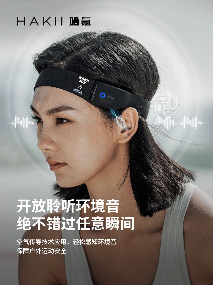 Hakii Mix Bluetooth Wireless Headphone Noise Reduction Waterproof IPX5 Earphone 8Playtime Lightweight Smart Sports Earphone Gift