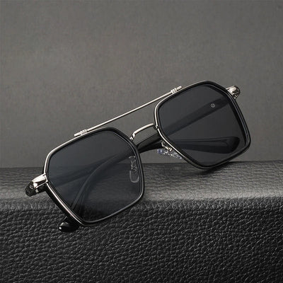 Trend Sunglasses For Men Professional Day Night Driver Sunglasses UV400 Retro Luxury Design Glasses vintage