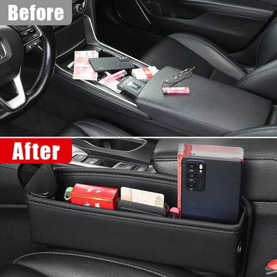 For Toyota CHR RAV4 XA50 Corolla E210 Camry XV70 Yaris Cross 2020 2021 2022 2023 2024 Car Seat Crevice Slot Storage Box Gap Bag