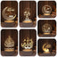 2023 Muslim Ramadan Decor Ornament EID Mubarak LED Festival Night Light Eid Al Adha Gift Gurbang Ramadan Decoration for Home