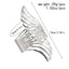 Hollow Wings Feather Wide Cuff Bracelets & Bangles For Women Men Gold Silver Color Alloy Open Big Male Female Bangle Jewelry