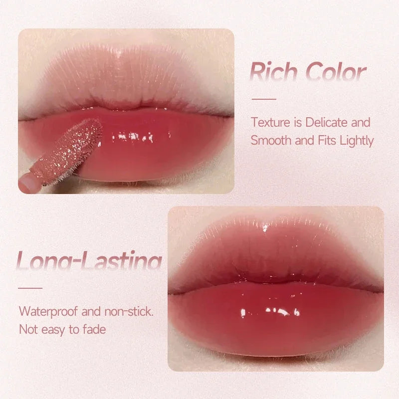 Jelly Lipsticks Lip Gloss Moisturizing Sexy Plumper Long Lasting Shiny Lips Tint Makeup Jelly Lip Stick Glaze Lipstick Cosmetics