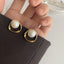 Imitation Pearl Earring For Women Gold Color Round Stud Earrings gift Irregular Design Unusual Fashion jewelry bijoux Femme