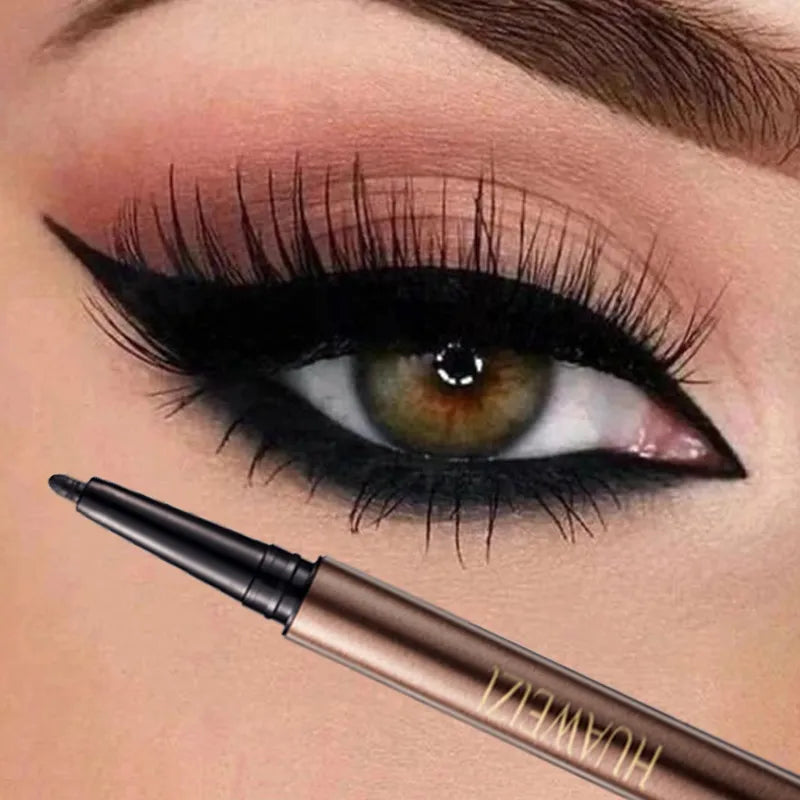 1Pcs Waterproof Eyeliner Liquid Gel Pen Long Lasting Quick Drying Smooth Makeup Beauty Matte Eyeliner Stamp Eye Pencil Cosmetics