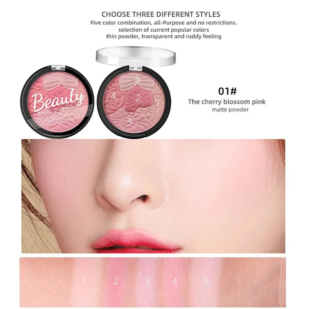 Girl Blush Peach Cream Makeup Blush Palette Cheek Contour Blush Cosmetics Blusher Cream Korean Makeup Rouge Cheek Tint Blush