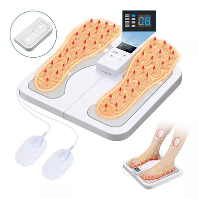 Foot Circulation EMS & TENS Nerve Muscle Massager Electric Foot Stimulator Improves Circulation Feet Legs Circulation Machine