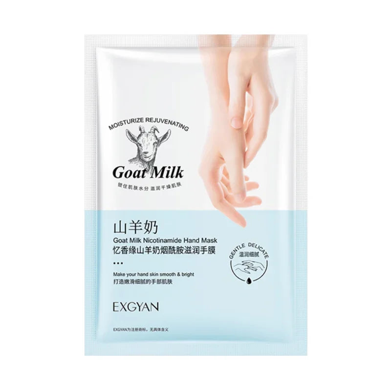 Moisturizing Hand Mask Gloves 1/2/3 Pairs Exfoliating Repairing Goat Milk Hand Patch Brighten Skin Care Women Hand Care Cosmetic