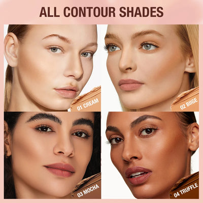 O.TWO.O Contour Stick Cream Long-wear Lightweight Brighten Stick Easy to Sculpt Face Concealer Bronzer Contouring Makeup Pen