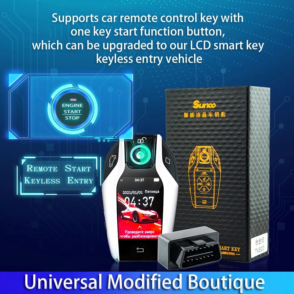 Universal Remote TK800 OBD Modified Smart LCD Key For BMW Mercedes-Benz Buick Audi Cadillac Lexus Land Rover Kia Toyota VW Honda