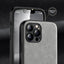 Luxury Leather Case For iPhone 15 14 13 12 11 Pro Max Mini XR XS 8 7 Plus SE 2020 2022 Cover With Metal Plate Support Car Holder