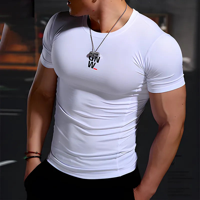 2022 Men's Summer Casual Comfortable Tight-Fitting T-Shirt Sports Gym Sportswear Quick-Drying Breathable Shirt XXS-6XL