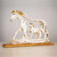 Horse Sculpture Resin Indian Galloping Horse Statue Home Decoration Desktop Decoration Animal Figurines