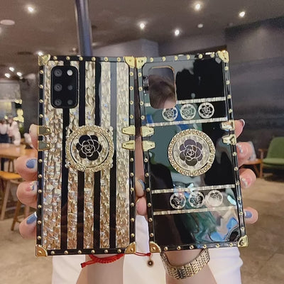 Musubo Coque For Samsung Galaxy Note 20 S23 S22 Ultra S20 FE Luxury Case Note 10 Plus Shining Bling A71 5G A51 A52S A53 A32 Ring